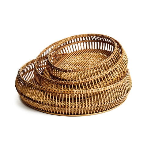 Round River Bamboo Trays