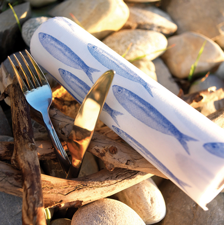 Dinner Napkins - Françoise Paviot - Sardine