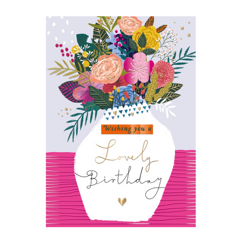 Wishing You A Lovely Birthday Card