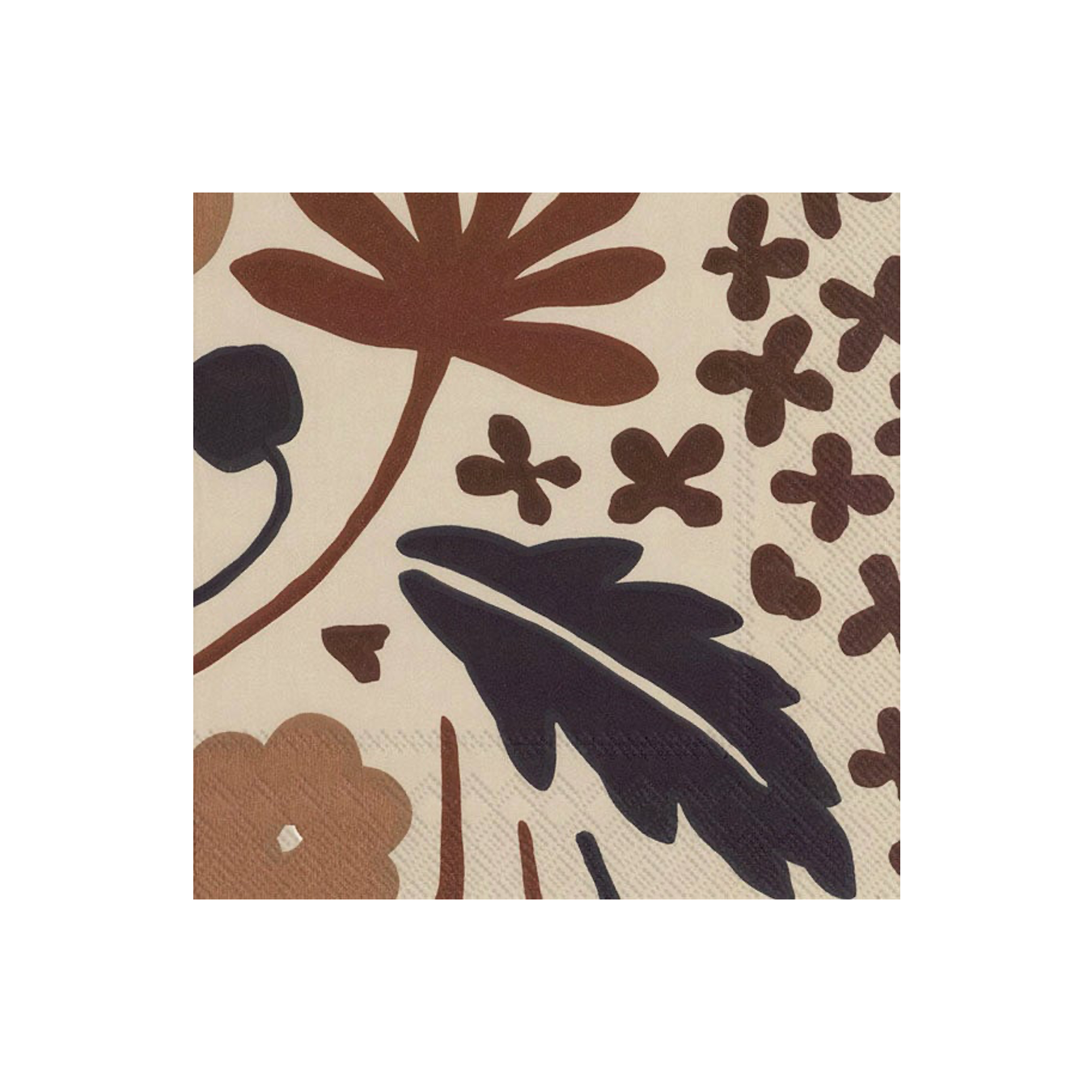 Cocktail Napkins - Marimekko Suvi Brown