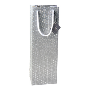 Silver Crystal Bottle Bag