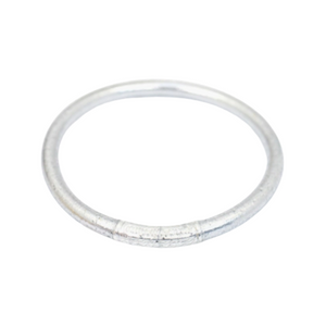 Silver Flake Bangle