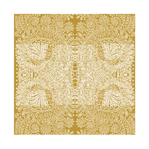 Dinner Napkins - Françoise Paviot - Yellow Pashmina