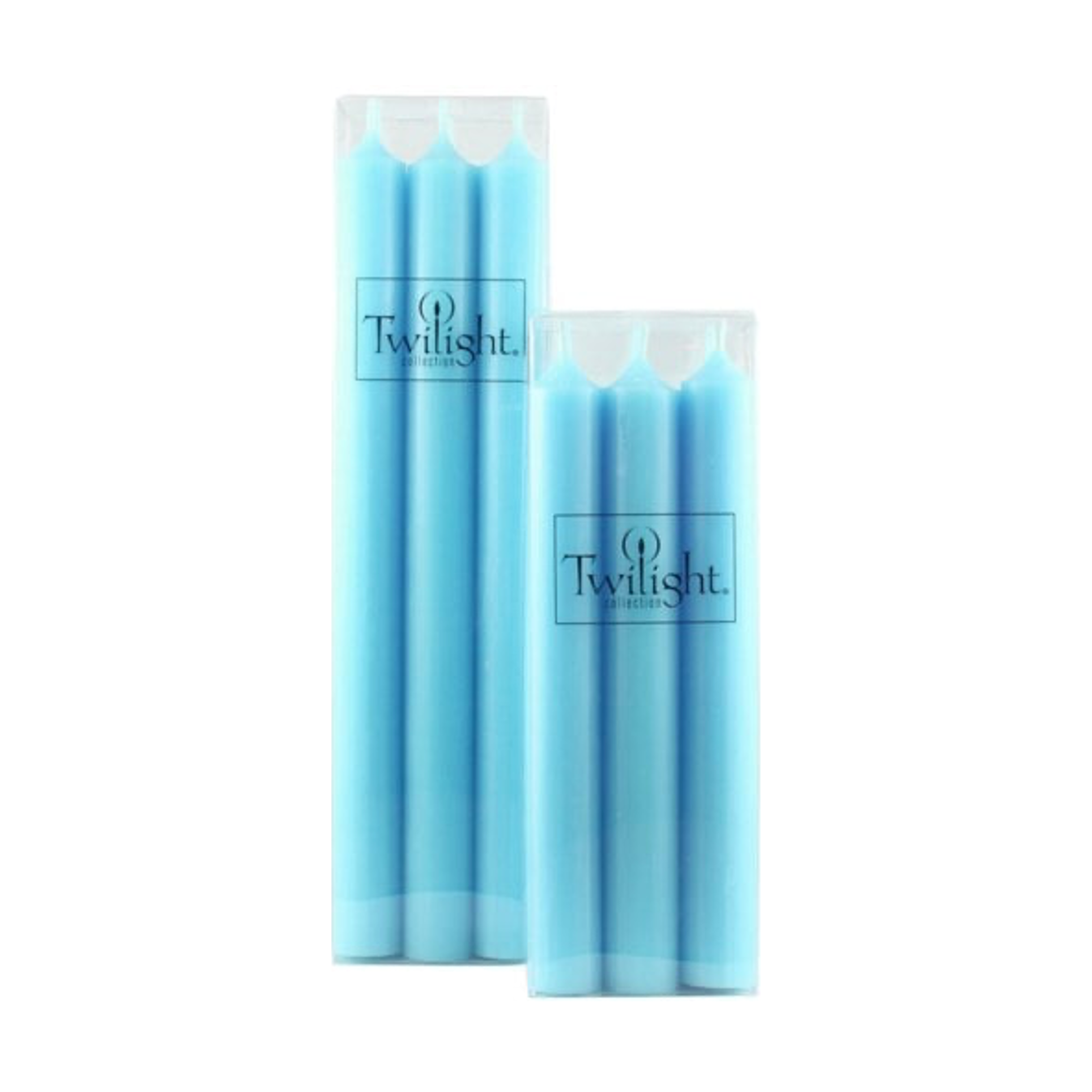 Candles Set of 6 Ice Blue