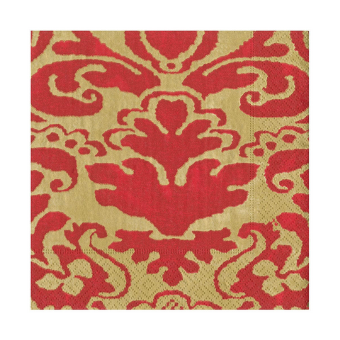 Dinner Napkins - Palazzo in Red