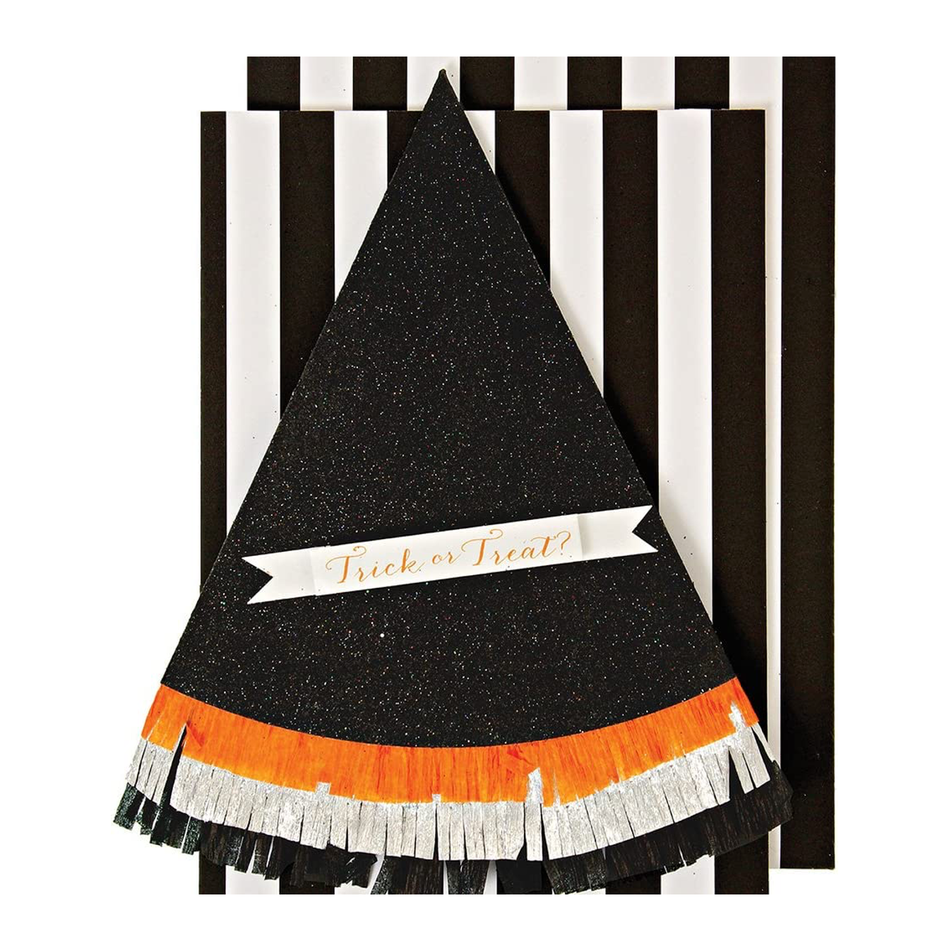 Meri Meri Trick Or Treat Witches Hat Card