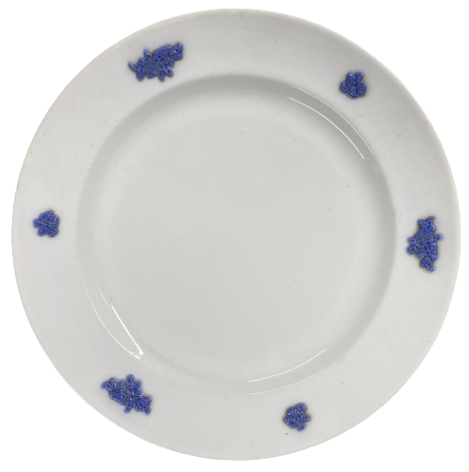 Vintage Blue & White Luncheon Plate