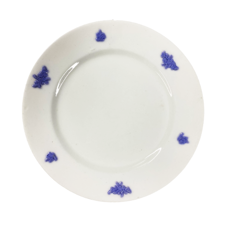 Vintage Chelsea Blue & White Dessert Plate