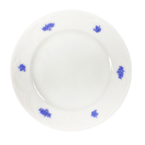 Vintage Chelsea Blue Embossed Luncheon Plate