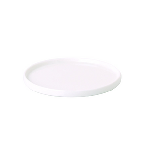 Round White Porcelain Candle Coaster