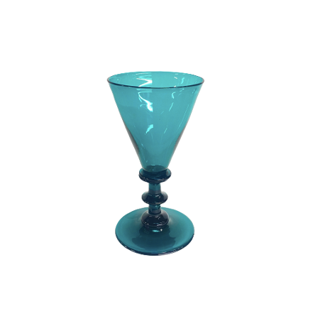 Vintage Crystal Turquoise Glass