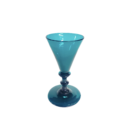 Vintage Crystal Turquoise Glass