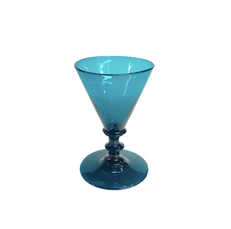 Vintage Crystal Turquoise Glass
