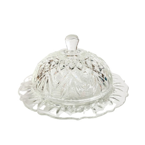 Vintage Covered Butter Dish