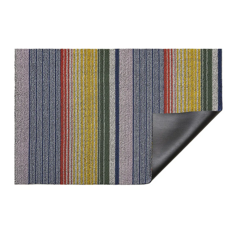 Chilewich Indoor/Outdoor Shag Floor Mat - Pop Multicolour Stripe