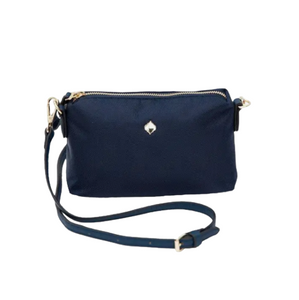 Navy Mini Crossbody / Wristlet