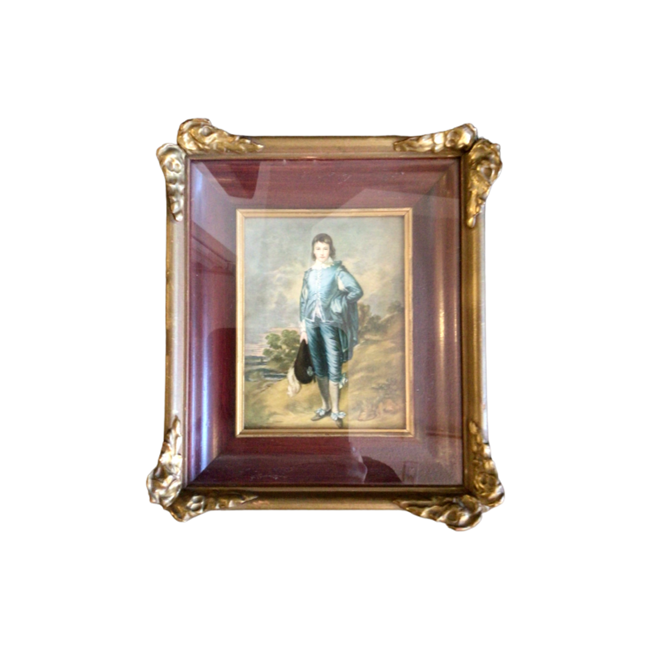 Vintage “Boy In Blue” Framed Print