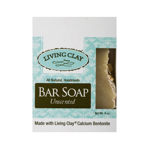Living Clay Unscented Bar Soap
