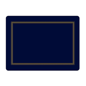 Classic Midnight Blue Set of 4 Placemats