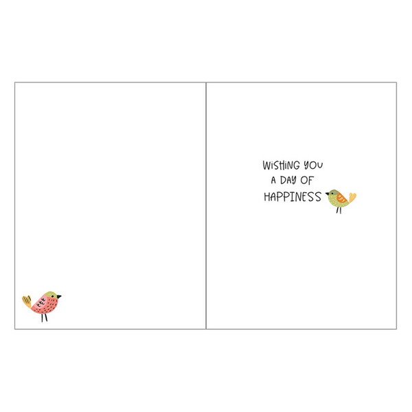Happy Birthday To You Bird Card
