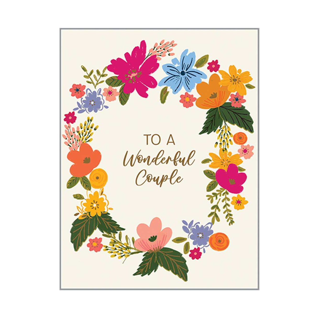 To A Wonderful Couple Card