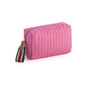 Ezra Boxy Cosmetic Pouch - Pink