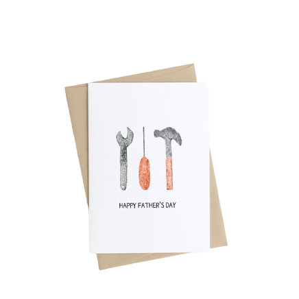 Father's Day Card Tool Kit Card