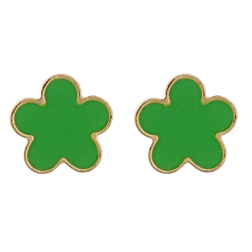 Gold & Green Chloe Earring