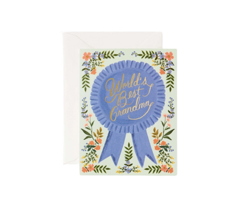 World's Best Grandma Card