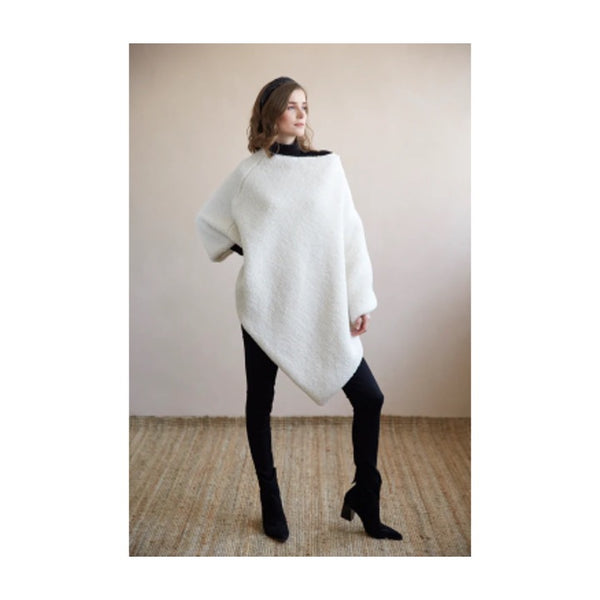 Olsen Poncho - Ivory