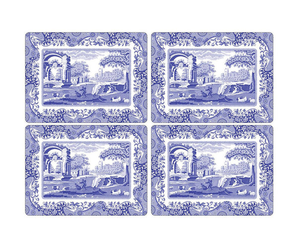 Spode Blue Italian Placemats Set of 4