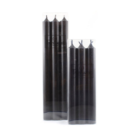 Candles Set of 6 Black