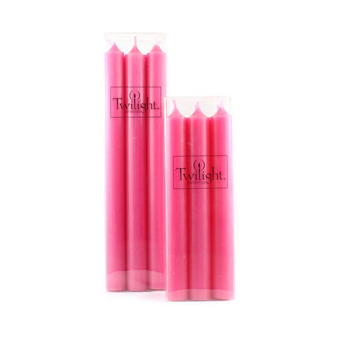 Candles Set of 6 Fuchsia