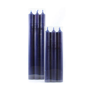 Candles Set of 6 Navy Blue