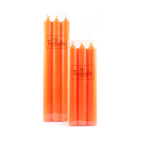 Candles Set of 6 Orange