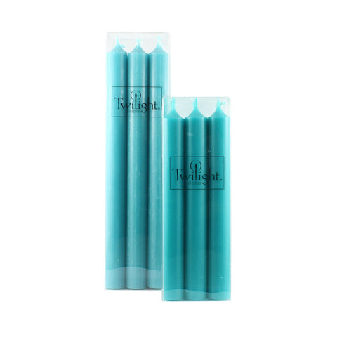 Candles Set of 6 Turquoise