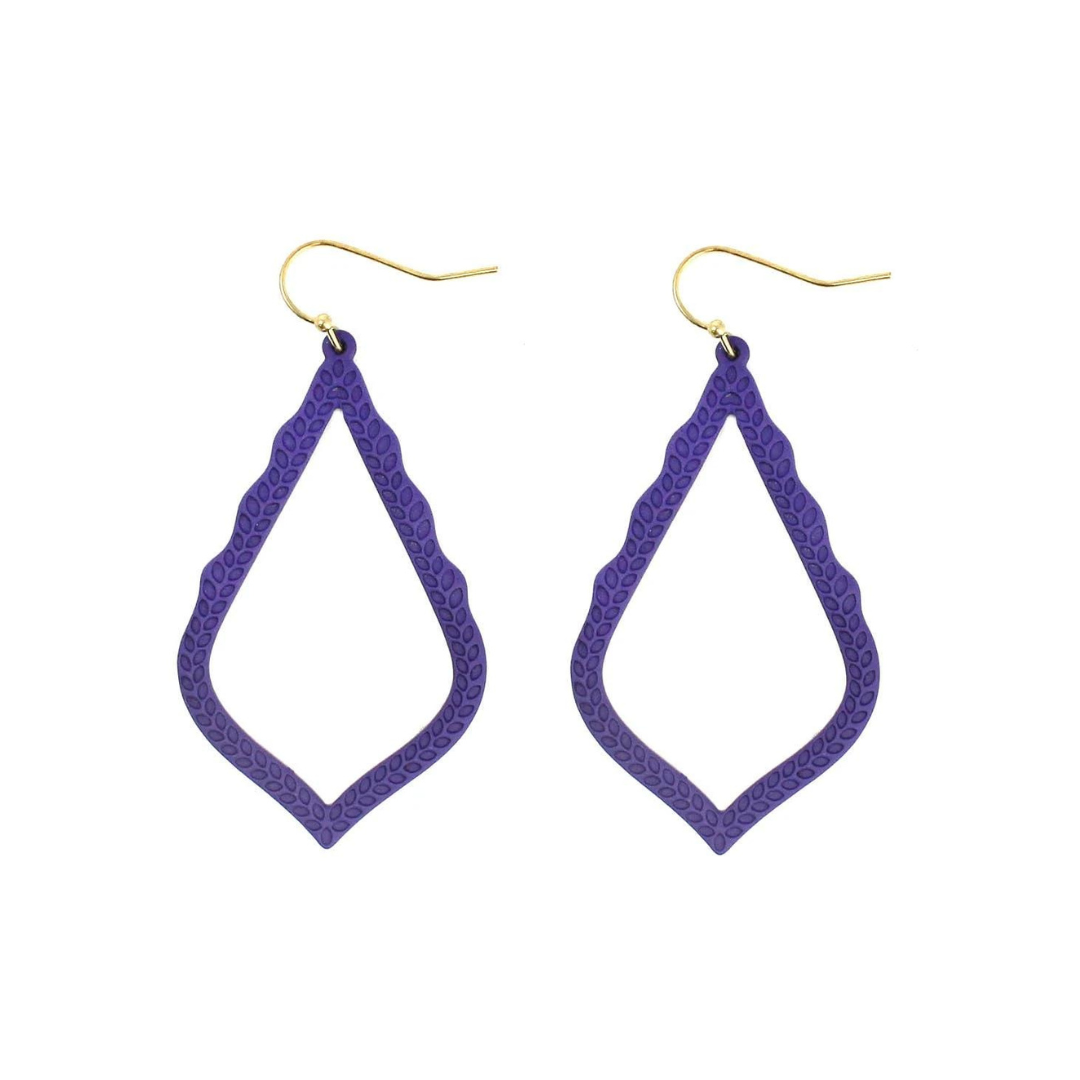 Purple Dangle Earrings
