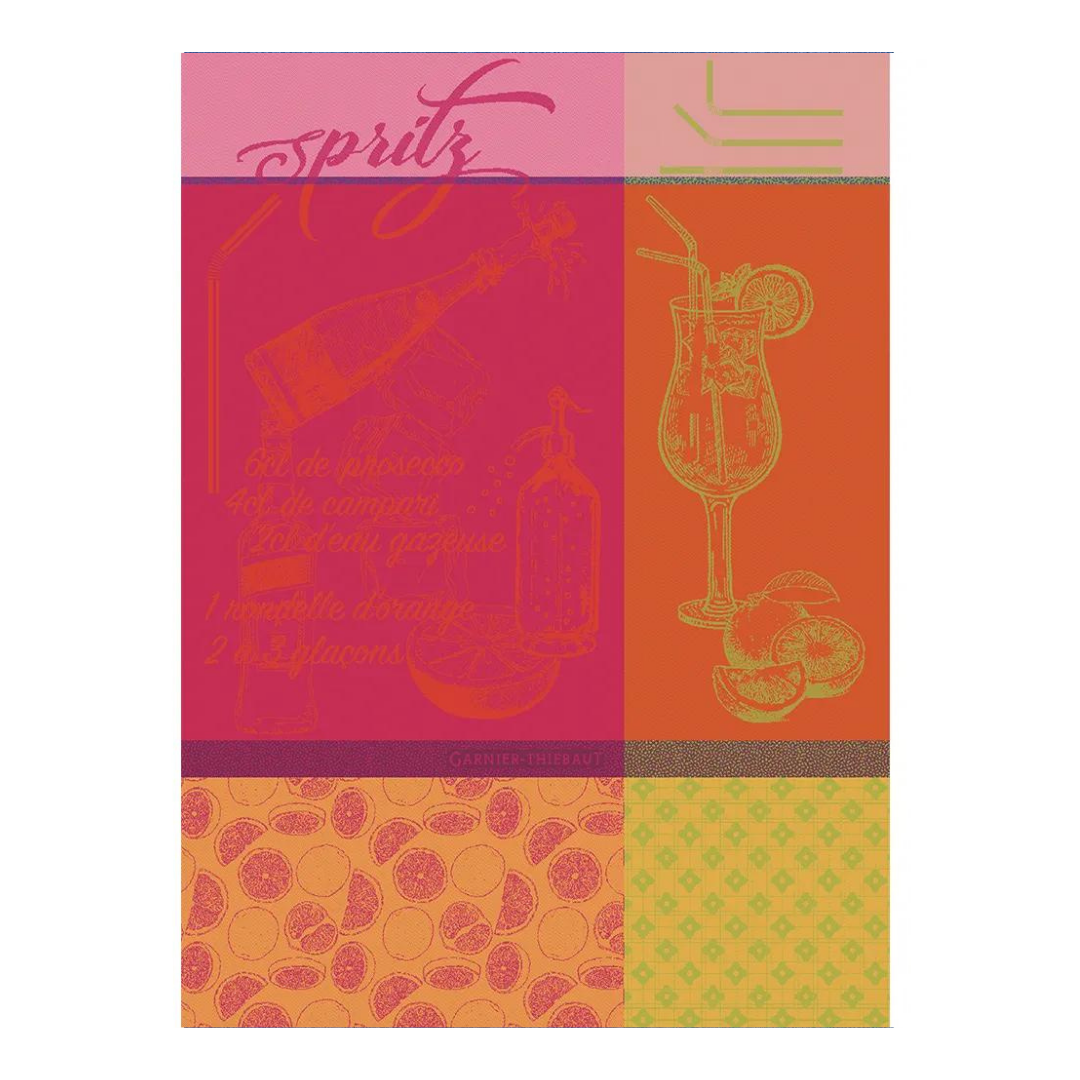Spritz Rosso Garnier Thiebaut French Tea Towel
