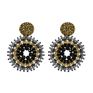 Mini Andes Earrings - Grey