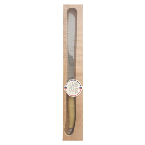 Laguiole French Bread Knife - Faux Horn
