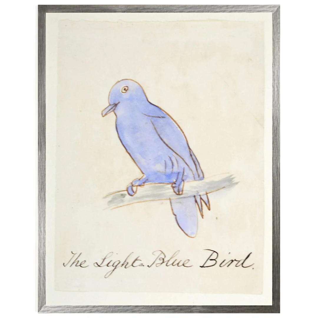 The Light Blue Bird - Edward Lear
