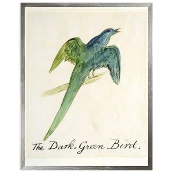 The Dark Green Bird - Edward Lear