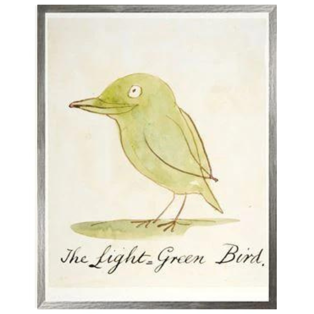 The Light Green Bird - Edward Lear