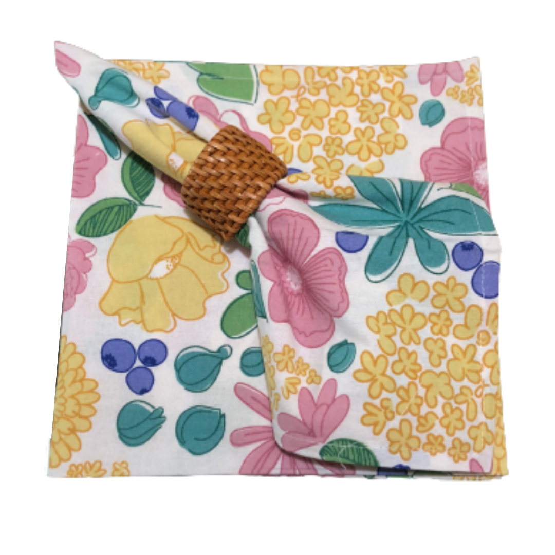 Cotton Napkin - Pastel Floral