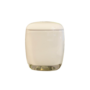 White Acrylic Lidded Jar