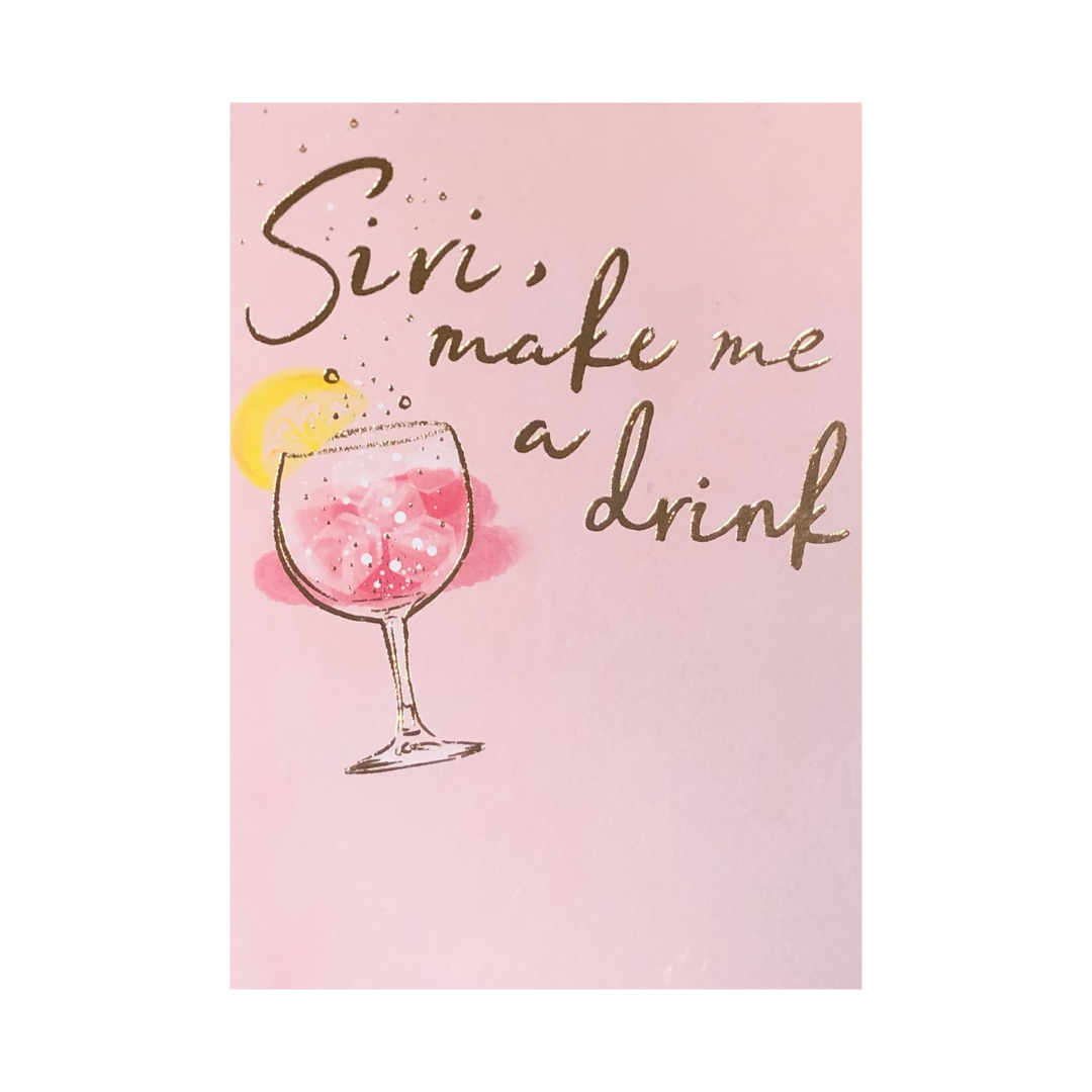 Siri, Make Me A Drink Card
