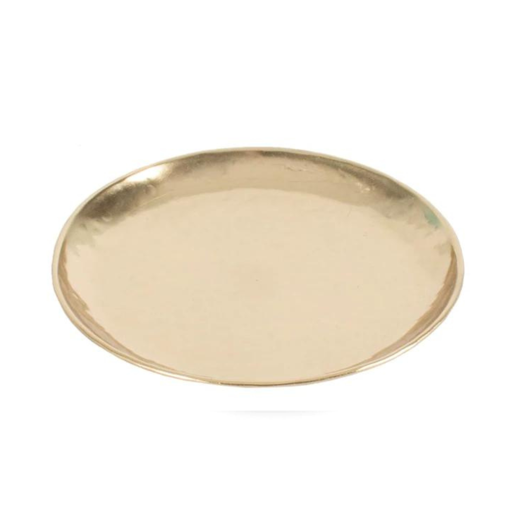 Gold Round Tray 6"