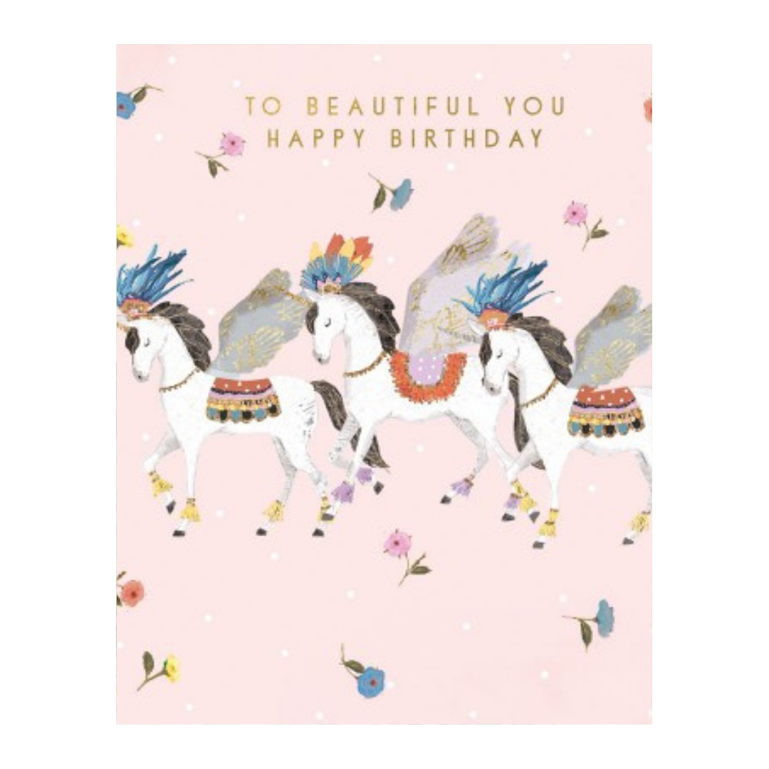 To Beautiful You Happy Birthday Card