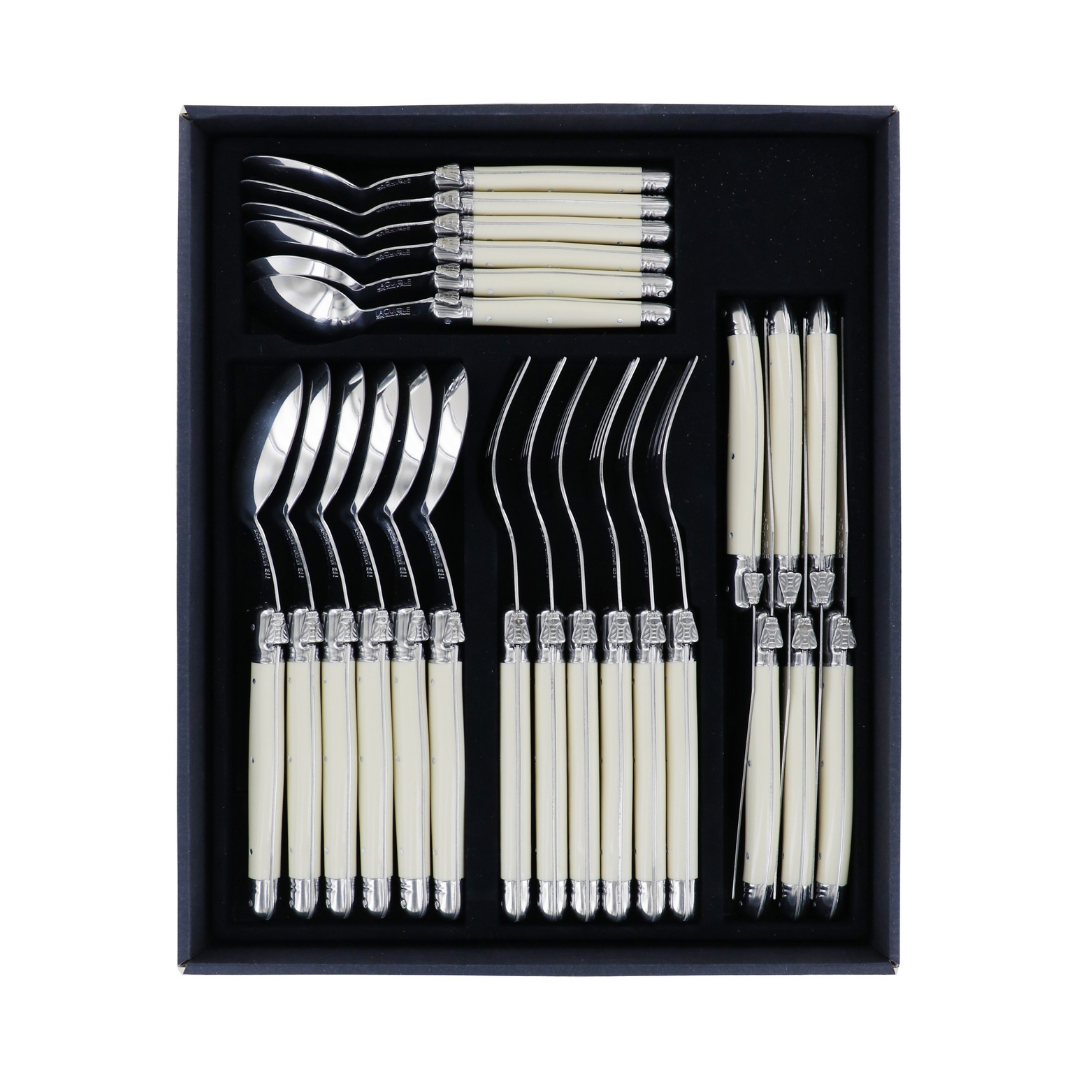 Ivory Laguiole French Cutlery Set