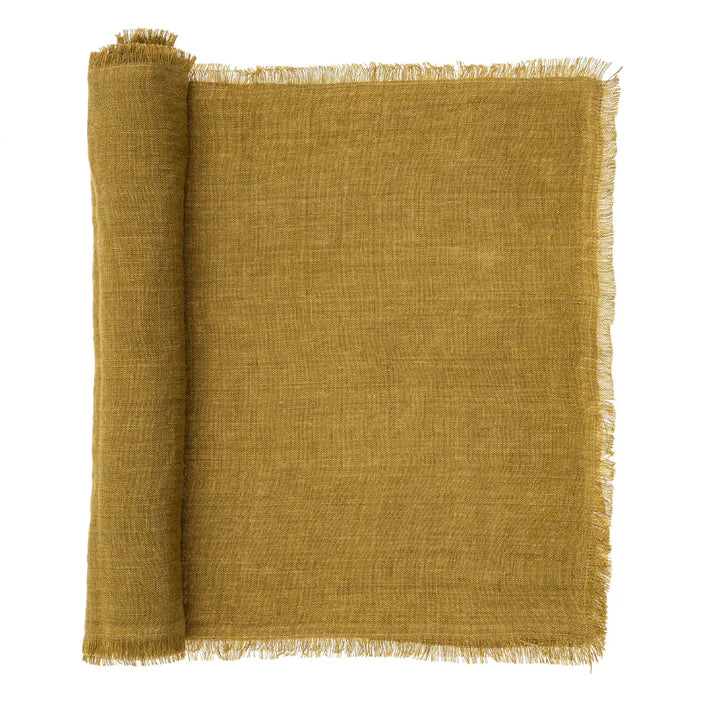 Linen Runner - Cumin
